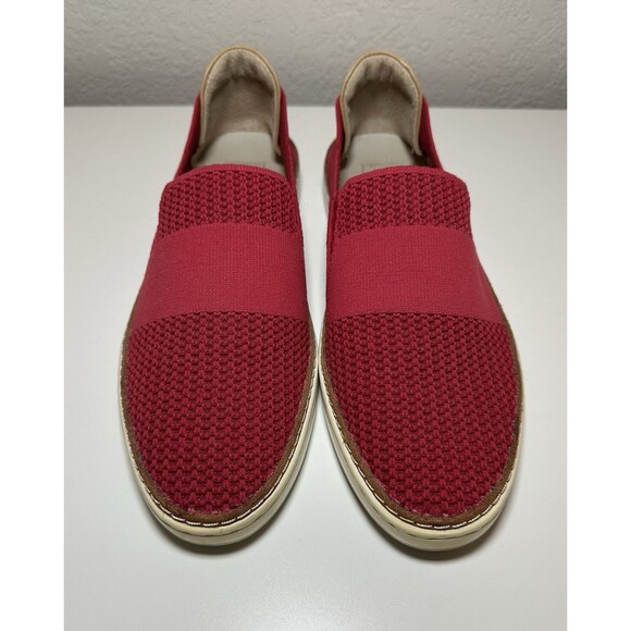 UGG‎ Australia Sammy Red Knit Slip On Sneaker Shoes Women's 10 - Picture 5 of 8